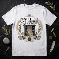 Greek Mythology Tee, Penelope's Thesis Shirt, Homer Odyssey Fan Gift S