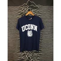 Vtg UConn University of Connecticut Huskies Mascot Tee 3XL