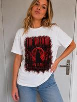 T-Shirt The  Weeknd  London 2026 - After Hours Wembley Stadium - Merch Fan After Hours Til Dawn - Concert white red Neon 4XL white