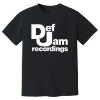 Def Jam Recordings Heavyweight T-Shirt - 80's 90s Classic Old School Hip Hop Record Label L