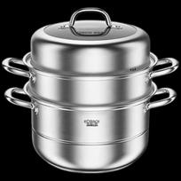 KOBACH 28cm 3-Layer 304 Stainless Steel Steamer Pot