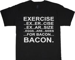 Gym Keto Diet Carnivore Breakfast Bacon Lover Gift Funny Bacon Tee Food Shirt Gift for Him Gift for Dad Birthday Gift Workout Hilarious S