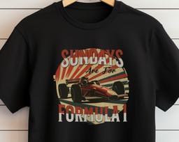 Retro Formula 1 T-Shirt: Classic Race Car Graphic Tee L