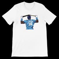 Bo Jackson Baseball Bat Break T-shirt S