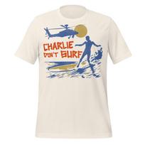 Retro Apocalypse Now T-Shirt: 'Charlie Don't Surf' Design L