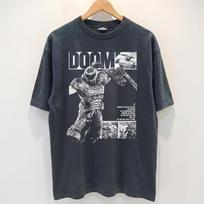 Vintage Doom T-Shirt, Vintage FPS Shooter Game Graphic Tee, Retro Heavyweight Gaming Merch Shirt, Cool Birthday Gift for Boyfriend Gamer 4XL