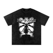 Big Raga, The Opp Stoppa - Jujutsu Kaisen T-Shirt - Oversize Snow Wash Cotton Tee 4XL