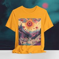 Cosmic Watchers T-Shirt | Psychedelic Eye Art, Trippy Surreal Apparel S