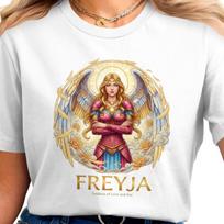 Freyja T-Shirt | Norse Mythology | Viking Goddess | Goddess of Love and War S