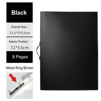 Portable B2 Binder Folder 50×70 Transparent Sleeves Puzzle Storage Display Book Large Folder For Drawings 50x70 Poster Folder juoda