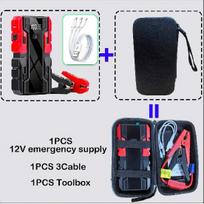 New 12V 99800mAh Car Jump Starter ,Portable Emergency Power Bank Battery Booster with LED Light, USB, for SUV Van Motorcycle ATV Battery with a bag
