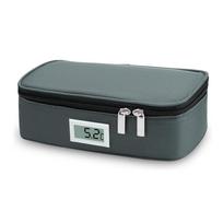 Insulin Refrigeration Small Refrigerator Convenient Medicine Refrigerator With 2 Ice Packs LED Temperature Display OutdoorTravel pilka