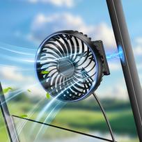 Hipacool Portable Magnetic Golf Cart Fan USB Powered 360° Rotatable Car Air Fan with 3 Speed Wind Magnetic Base Fan for Outdoor juoda