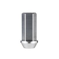 20pcs Wheel Lug Nuts M12x1.5 / M12x1.25 / M14x1.5 / 1/2-20 Thread 45mm Height T304 Stainless Steel for Car Modification M12x1.25 sidabras
