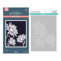 2025 Spring Flowers Lush Ferns Press Plate and Stencil Set for for DIY Decorating Scrapbook Paper Card Album Embossing Craft Die Only stencil