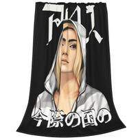 Chishiya Collage Blanket Alice In Borderland Plush Funny Breathable Throw Blanket for Home All Season Size: 75*100cm, Weight: 230 GSM