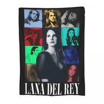 Lana Del Rey God Jesus Blanket Flannel Summer Multi-function Ultra-Soft Throw Blanket for Sofa Car Bedspreads Size: 75*100cm, Weight: 230 GSM