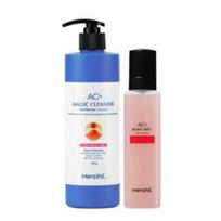 Merphil Back Acne / Body Acne Improvement AC+ Body Mist 200 mL & AC+ Magic Cleanser 500 g Set 200ml+500g