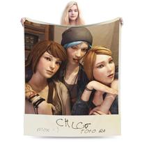 Life is Strange Plush Blanket Kids Adult Flannel Throw Blanket For Couch Chair Soft Warm Design Quality Bedspread Present Size: 75*100cm, Weight: 230 GSM