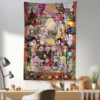 Classic GGravity FFalls Movie Anime Tapestry Indian Buddha Wall Decoration Witchcraft Bohemian Hippie Wall Hanging Sheets 100X70CM
