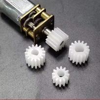 10pcs/lot 0.5 Module 12T 15T Gear D-shaft Hole 3mm 4mm Semi-circular Hole for N20 Reduction Motor gear 12teeth hole 3mm