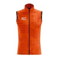 RCC Vėjui atspari dviratininko liemenė Road Cycling liemenė Itin lengva be rankovių dviratininko striukė Kvėpuojanti nugarinė dalis Greitai džiūstanti XS red