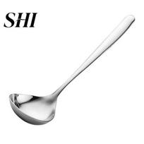 Polishing Soup Spoon Ergonomic Design Comfortable Grip Stainless Steel BPA Free Deep Head Stirring Ladle Kitchen Supplies sidabras