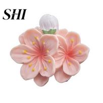 Car Freshener Flower Air Vent Clip Long-Lasting Fragrance Conditioning Durable Outlet Interior Decor Diffuser Charm for Women Girls Odor Eliminating rožinė