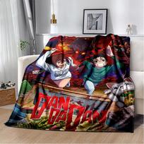 3D DAN DA DAN Anime Animacinis Pledas, Minkštas Pledas Namams Miegamajam Lovai Sofai Iškylai Kelionei Biurui, Vaikams Dovana 75X95CM