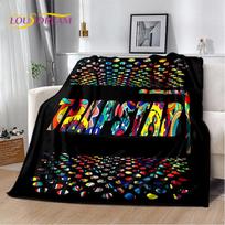 Populiari mados Trapstar London minkšto pliušinio pledo, flanelinio pledo, mesti pledo svetainei, miegamajam, lovai, sofai, iškylai danga 75X95CM