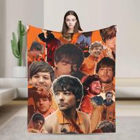 Louis Tomlinson Lemonade turas 2025 m. pledas įvairių dydžių itin minkštas ir šiltas pledas sofai, foteliui ir lovai 75X95CM