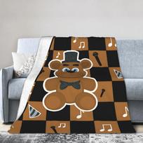 FNAF Pas Fredį Antklodė Vilnos Vasarinė Daugiafunkcinė Itin Švelni Mėtoma Antklodė Namams Automobiliui Lovatiesės 75X95CM