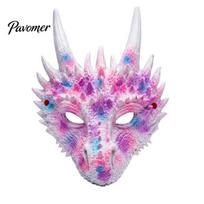 Durable Odor Free Holiday Decoration Dragon Masque for Adults, Halloween Cosplay 3D Creative Party Festivals Full Face Festival, Carnival Masquerade