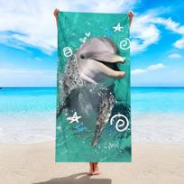 1pc Beach Turtle Animal Printed Beach Towel Quick Drying Absorbent Beach Towel Outdoor Sports Swimming Beach Towel Bath Towel 50X100cm&1pc