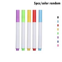 Office Supplies Painting Signature Graffiti Erasable Markers Whiteboard Pen Mark Pen Liquid Chalk 5Pcs