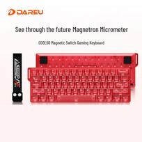 DAREU COOL60 Transparent Red Magnetic Switch Gaming Keyboard