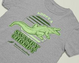 Funny Crocodile T-shirt – Adopt A Swampy Chompy Design 4XL