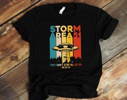 Storm Area 51 Tee Shirt, Flying Soucers T shirt, The Can't Stop All Of Us, Area 51 Raid EvenT shirt, Alienstock Tee, Conspiracy Area 51 Tee 2XL