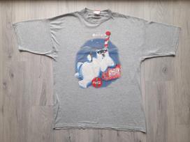 1998 Coca-Cola Polar Bear T-Shirt Vintage 1990s Faded Promotional Tee Coke Soda Sportswear XL T-Shirt ,Coca Cola Polar Bears South Pole 90s 2XL