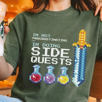 Comfort Colors Gamer Tee Retro Gaming T-Shirt Gamer Shirt Video Games Retro Gamer Accessories Gift for Gamer Cozy Gamer Apparel 4XL