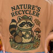 Nature's Recycler T-Shirt, Cozy Gaming T-Shirt, Stardew Valley Shirt, Gamer Gift Idea, Video Game Shirt, Comfort Colors T-Shirt L