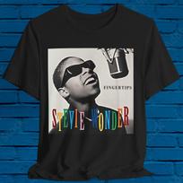 Stevie Wonder Shirt, Debut Kid Album, FINGERTIPS | 60s Soul, 70s funk, Songs in the Key of Life, Marvin Gaye, frankie beverly, parliament. L