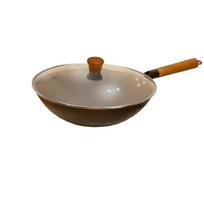 Zhang Xiaoquan 32cm Non-Coated Iron Wok with Lid