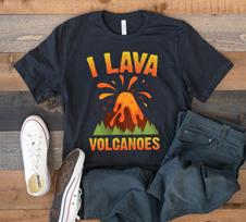 I Lava Volcanoes T-Shirt, Funny Volcano Tee, Volcanologist Tank Top, T-shirt, T-shirt,T-shirt, Kids Tee Apparel Gift 4XL