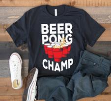 Beer Pong Champ T-Shirt, Funny Beer Pong Champion Tee, Tank Top, T-shirt, T-shirt,T-shirt 4XL