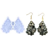 Silicone Earring Mold Star Moon Epoxy Resin Casting Molds for Crafting Charm Pendant Earring Jewelry Making Gifts