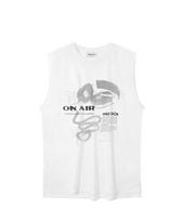 Gainsboro Coolmore Hi-Fi Sleeveless_White See Main Text/L