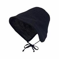 Geometric Pattern Linen Straw Bonnets Bow Accent Wide Brim Cloche Hat  Women's Fashion juoda