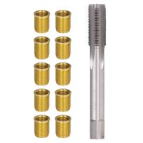 ZK20 žvakės sriegio skylės taisymo įrankiai Metaliniai M12x1.25 įdėklai M14x1.25 sriegiklis 14mm sriegiavimo rinkinys sidabras