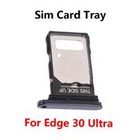 For Motorola Moto Edge 30 Ultra Sim Card Slot Tray Holder Sim Card Reader Socket Edge 30 Ultra white